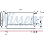 Nissens Wasserkühler PKW 62082A Nissens Wasserkühler PKW 62082A