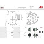 A6370 AS-PL Lichtmaschine (Generator) A6370 A6370 AS-PL Lichtmaschine (Generator) A6370