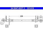 ATE Bremsschlauch 24.5247-0237.3 ATE Bremsschlauch 24.5247-0237.3