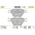 Valeo Bremsbelagsatz 302262 Valeo Bremsbelagsatz 302262