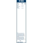 Bosch Wischerblatt H502 3397004633 Bosch Wischerblatt H502 3397004633