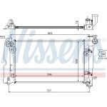 Nissens Wasserkühler PKW 646321 Nissens Wasserkühler PKW 646321