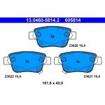 Bremsbelagsatz Toyota T. Avensis 03 13.0460-5814.2 Bremsbelagsatz Toyota T. Avensis 03 13.0460-5814.2