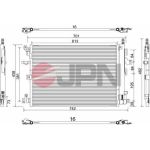JPN Kondensator, Klimaanlage 60C9148-JPN JPN Kondensator, Klimaanlage 60C9148-JPN
