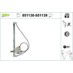 VALEO Fensterheber 851139
