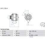 Lichtmaschine 0 986 044 330