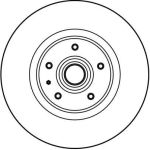 TRW Bremsscheibe DF1684S TRW Bremsscheibe DF1684S