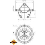 Thermostat, Kühlmittel 725149