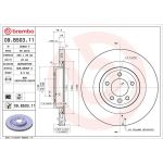 52 482 018 Bremsscheibe HA 09.B503.11 52 482 018 Bremsscheibe HA 09.B503.11