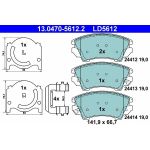Bremsbelagsatz Opel P. Astra/Cascada/Insignia/Zafira 1,4-2,0 08- Keramik 13.0470-5612.2 Bremsbelagsatz Opel P. Astra/Cascada/Insignia/Zafira 1,4-2,0 08- Keramik 13.0470-5612.2