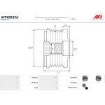AFP0023(V) AS-PL Lichtmaschinenfreilauf AFP0023(V) AFP0023(V) AS-PL Lichtmaschinenfreilauf AFP0023(V)