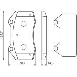 0 986 494 551 Bosch Bremsbelagsatz 0 986 494 551 0 986 494 551 Bosch Bremsbelagsatz 0 986 494 551
