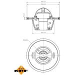 Thermostat, Kühlmittel 725135 Thermostat, Kühlmittel 725135