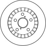 Bremsscheibe Toyota P. Rav4 DF4093 Bremsscheibe Toyota P. Rav4 DF4093