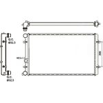 Kühler, Motorkühlung 509529A Kühler, Motorkühlung 509529A