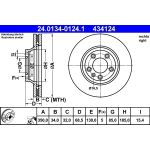 Bremsscheibe Porsche P. Cayenne/Touareg 18 Pr 24.0134-0124.1 Bremsscheibe Porsche P. Cayenne/Touareg 18 Pr 24.0134-0124.1