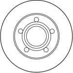 Bremsscheibe Vw T. A100/200 DF2666 Bremsscheibe Vw T. A100/200 DF2666