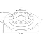 Valeo Bremsscheibe 672595