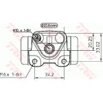 TRW Radbremszylinder BWF272 TRW Radbremszylinder BWF272