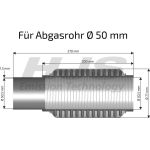 Flexrohr, Abgasanlage 83 00 8461 Flexrohr, Abgasanlage 83 00 8461