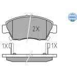 Bremsbelagsatz Honda P. Civic/Crx 1,3-1,7 91- Mit Sensor 025 216 9416/W Bremsbelagsatz Honda P. Civic/Crx 1,3-1,7 91- Mit Sensor 025 216 9416/W