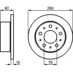 Bremsscheibe HA 0 986 479 066 Bremsscheibe HA 0 986 479 066