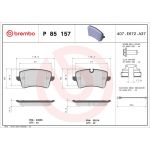 BREMBO Bremsklötze HA P 85 157 BREMBO Bremsklötze HA P 85 157