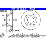 Bremsscheibe Mazda P. B-Serie 2.5 D 4Wd 99-06 24.0128-0226.1 Bremsscheibe Mazda P. B-Serie 2.5 D 4Wd 99-06 24.0128-0226.1