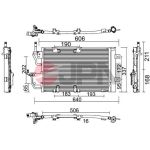 JPN Kondensator, Klimaanlage 60C9117-JPN JPN Kondensator, Klimaanlage 60C9117-JPN