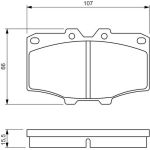 Bosch Bremsbelagsatz 0 986 468 520 Bosch Bremsbelagsatz 0 986 468 520