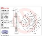 15 481 116 Bremsscheibe VA 09.B746.51 15 481 116 Bremsscheibe VA 09.B746.51