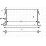 Kühler, Motorkühlung 53024A Kühler, Motorkühlung 53024A