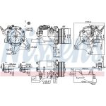 NISSENS Kompressor 890327 NISSENS Kompressor 890327