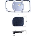 MAHLE Hydraulikfilter, Automatikgetriebe HX 158D1 MAHLE Hydraulikfilter, Automatikgetriebe HX 158D1