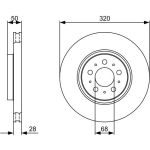 Bremsscheibe VA 0 986 479 321 Bremsscheibe VA 0 986 479 321