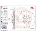 Brembo Bremsscheibe Vorderachse links 09.D899.13 Brembo Bremsscheibe Vorderachse links 09.D899.13