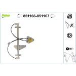 Valeo Fensterheber 851166