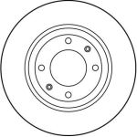 Bremsscheibe Peugeot P. 206/Par DF1220