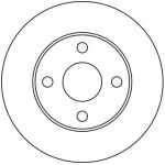 TRW Bremsscheibe DF2668 TRW Bremsscheibe DF2668