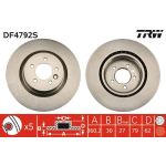Bremsscheibe Land Rover P. Range Rover 05 DF4792S Bremsscheibe Land Rover P. Range Rover 05 DF4792S
