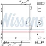 Nissens Wasserkühler PKW 604411 Nissens Wasserkühler PKW 604411