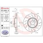Bremsscheibe VA Xtra 09.A426.1X Bremsscheibe VA Xtra 09.A426.1X