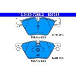 Bremsbelagsatz Bmw P. F10/F11 520-535 10 13.0460-7268.2