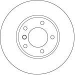 Bremsscheibe Bmw S. E46/Z3 98 DF4055 Bremsscheibe Bmw S. E46/Z3 98 DF4055