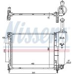 Nissens Wasserkühler PKW 617873 Nissens Wasserkühler PKW 617873