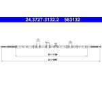 ATE Handbremsseil 24.3727-3132.2 ATE Handbremsseil 24.3727-3132.2