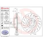 15 481 118 Bremsscheibe VA 09.B746.61 15 481 118 Bremsscheibe VA 09.B746.61