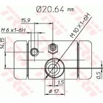 TRW Radbremszylinder BWF290 TRW Radbremszylinder BWF290