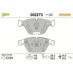 Valeo Bremsbelagsatz 302273 Valeo Bremsbelagsatz 302273