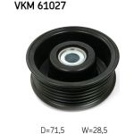 SKF Keilrippenriemen-Umlenkrolle VKM 61027 SKF Keilrippenriemen-Umlenkrolle VKM 61027